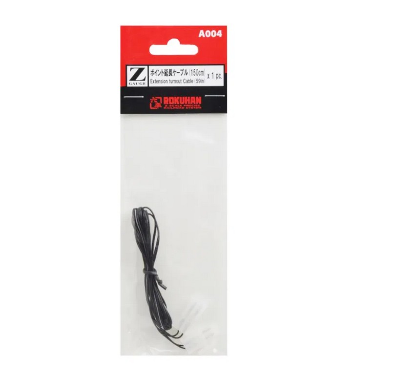 Rokuhan A004 Verlängerungskabel für Weichenanschluss 150 cm Spur Z