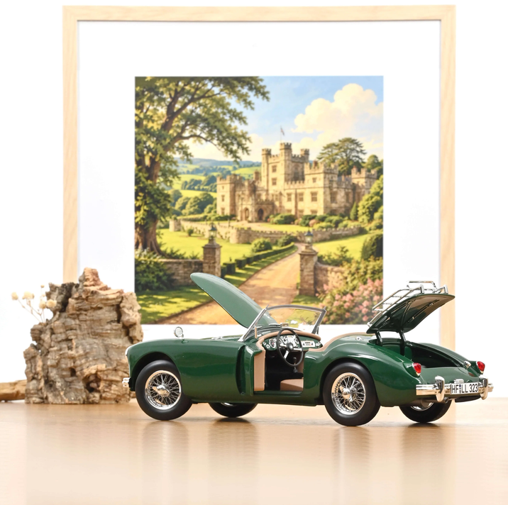 Norev 182610 MGA 1955 British Racing Green 1:18 Standmodell NEU