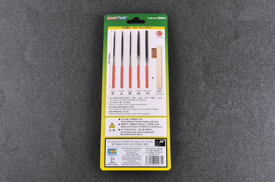 Master Tools 09964 Assorted needle files set (Middle-Toothed 3x140mm) NEU