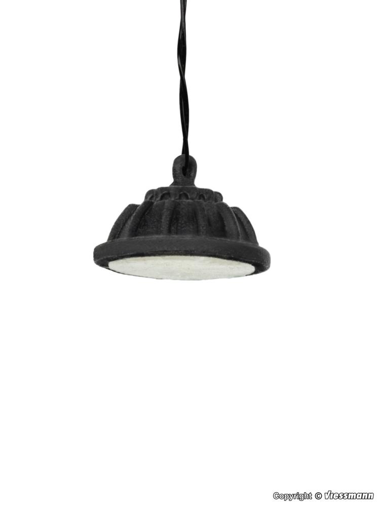 Viessmann 6100 Hängende Industrieleuchte LED modern warmweiß Spur H0