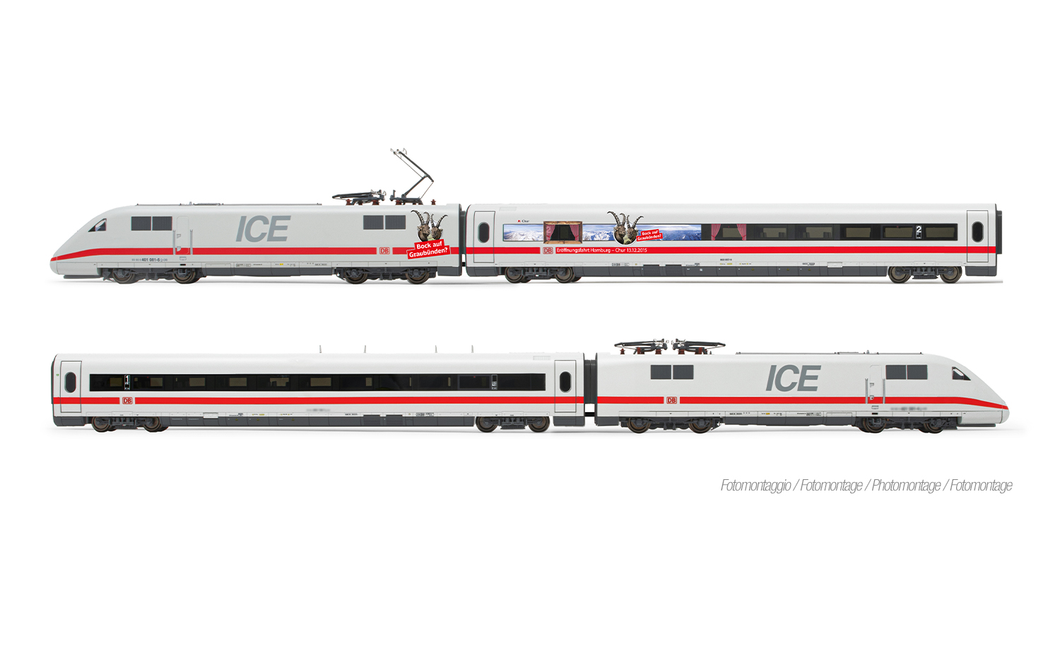 Lima HL1755 DB AG, ICE1, Tz 186 „Chur“ mit zusätzlichen Schweizer Stroma