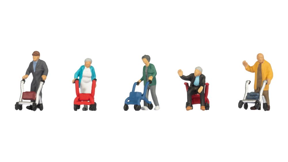 Noch 15549 Senioren mit Rollator 1:87 Spur H0 NEU OVP Figuren