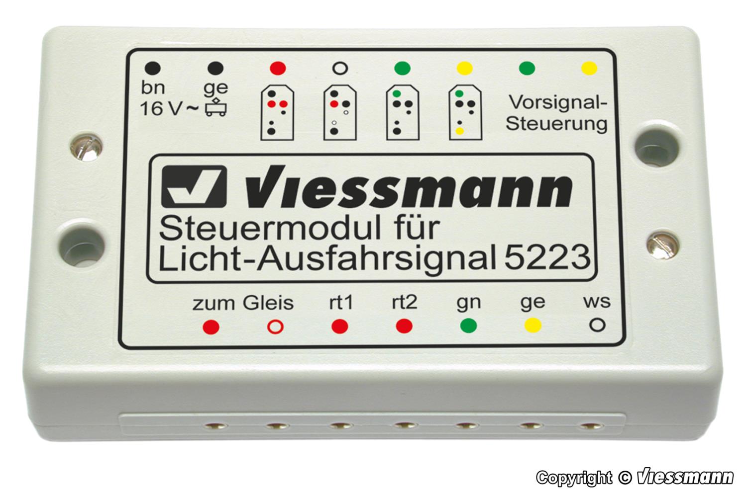 Viessmann 5223 Steuermodul für Licht-Ausfahrsignal Neu OVP