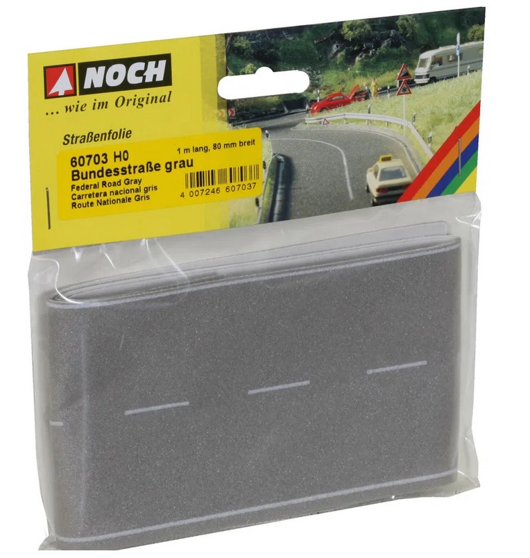 Noch 60703 Bundesstraße grau 100 x 8 cm 1:87 Spur H0 NEU OVP