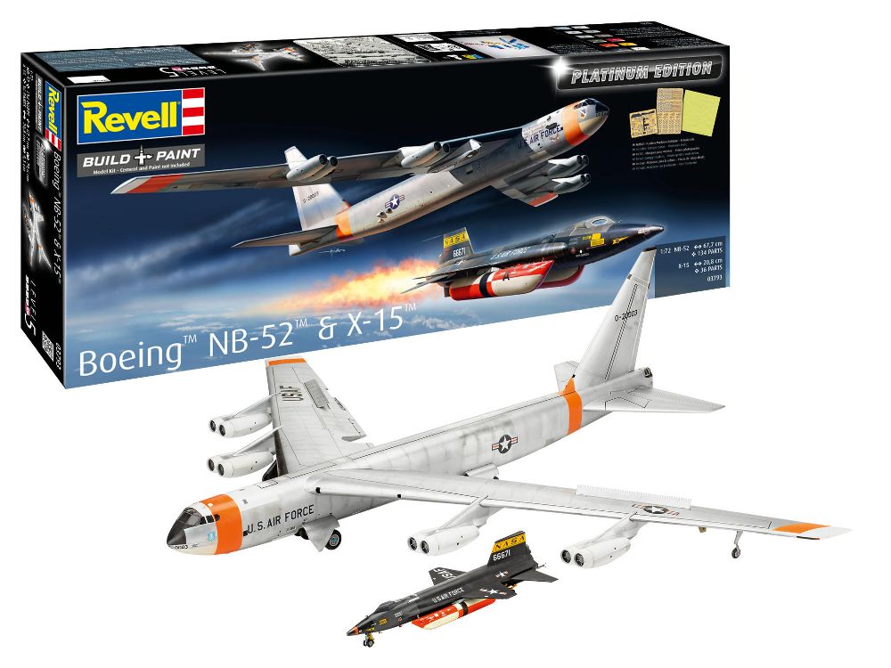 Revell 03793 Boeing NB-52 & X-15 "Platinum Edition" 1:72 Bausatz