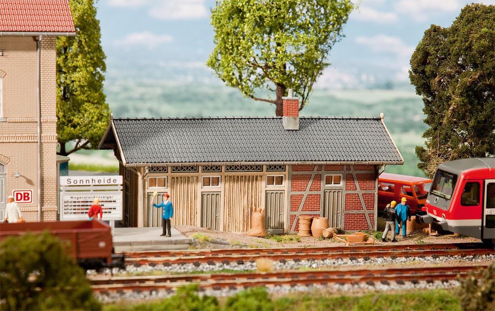 Faller 120210 Bahn-Nebengebäude 1:87 Spur H0 Bausatz Neu OVP