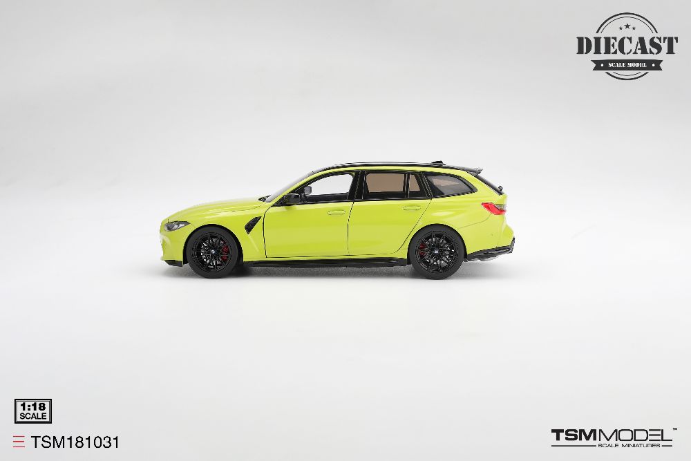 TSM TSM181031 1:18 BMW M3 TOURING (G81) SAO PAULO YELLOW SOLID 2023