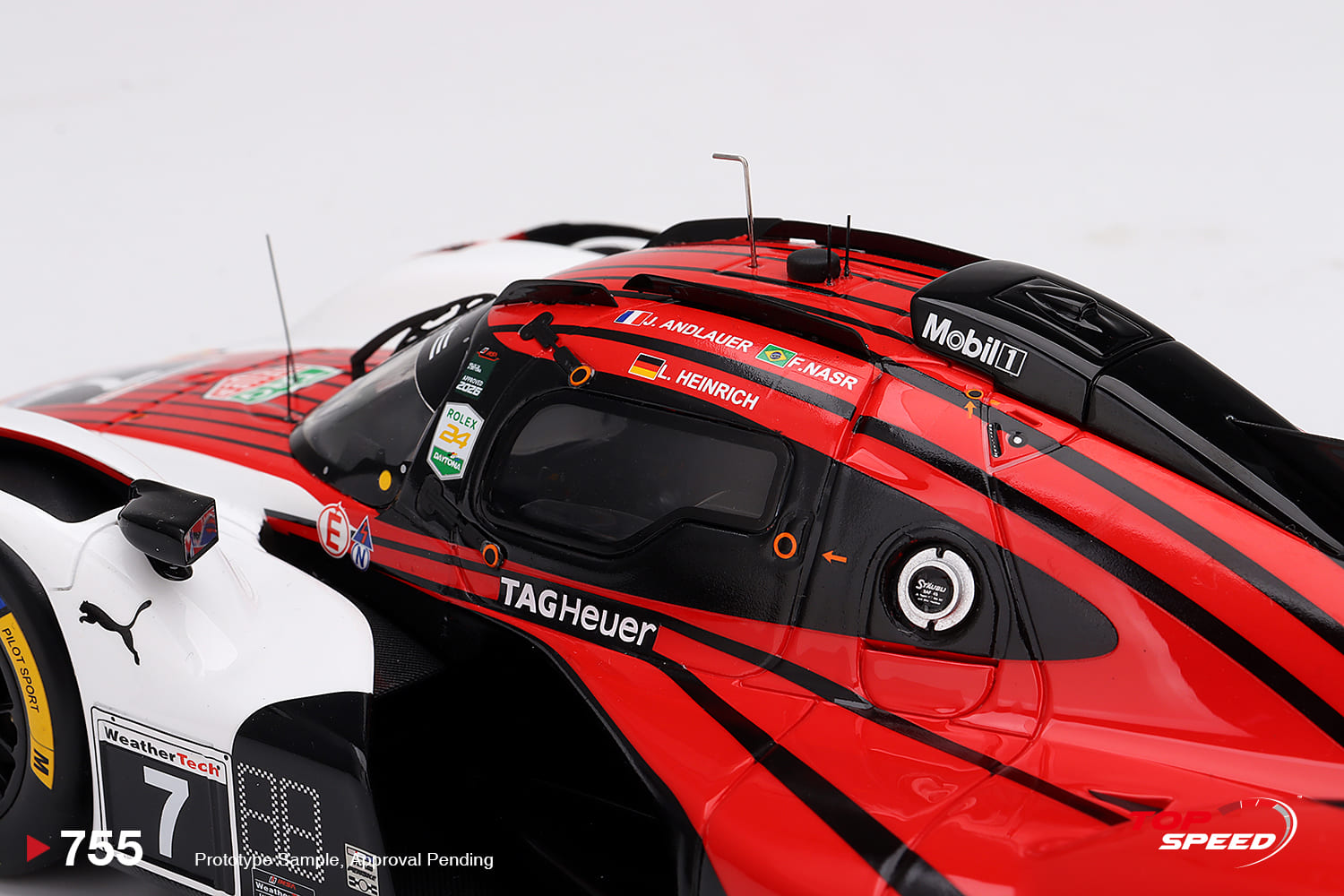 Top Speed 755 1:18 PORSCHE 963 #7 PORSCHE PENSKE MOTORSPORT