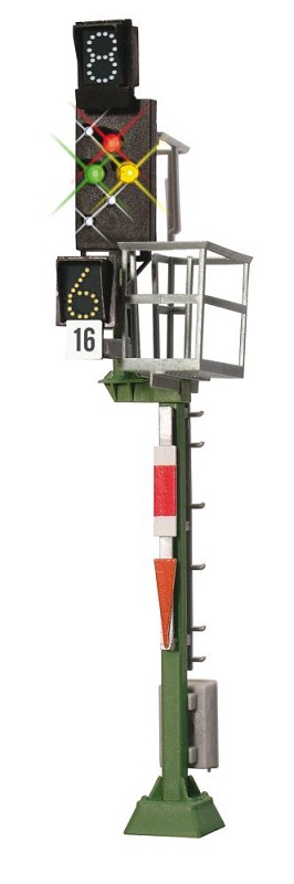 Viessmann 4046 H0 Ks-Mehrabschnittssignal als Ausfahrsignal mitMultiplex-Te