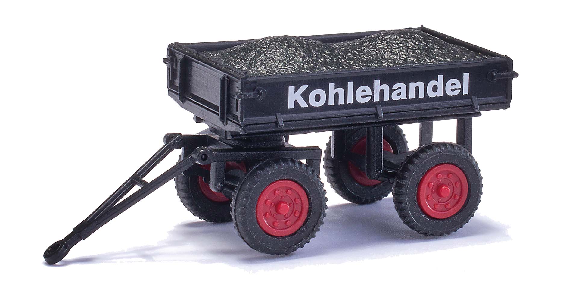 Harold Mehlhose 210009599 Anhänger/E-Karre mit Kohle 1:87 Spur H0 Standmodell