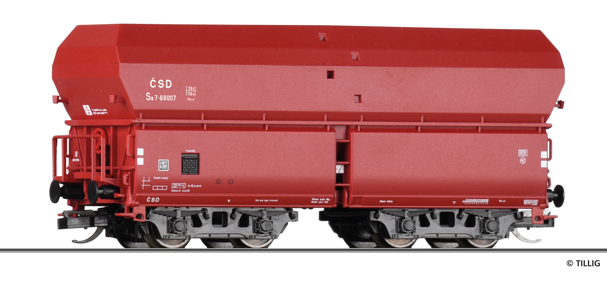 Tillig 15181 Selbstentladewagen Sa der ČSD