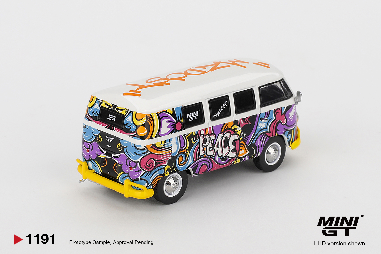 Mini GT 1191 Volkswagen T1 Microbus Mizu Design 1967 1:64 NEU OVP