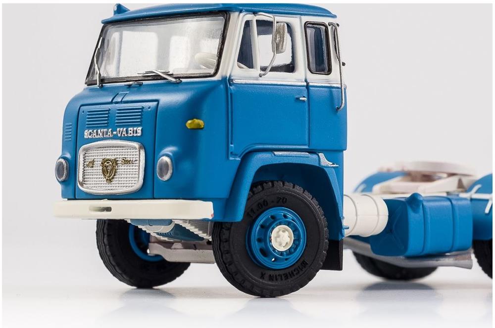 VK Modelle 76012 Scania LB 7635 Sattelzugmaschine blau mit weiß - 1:87