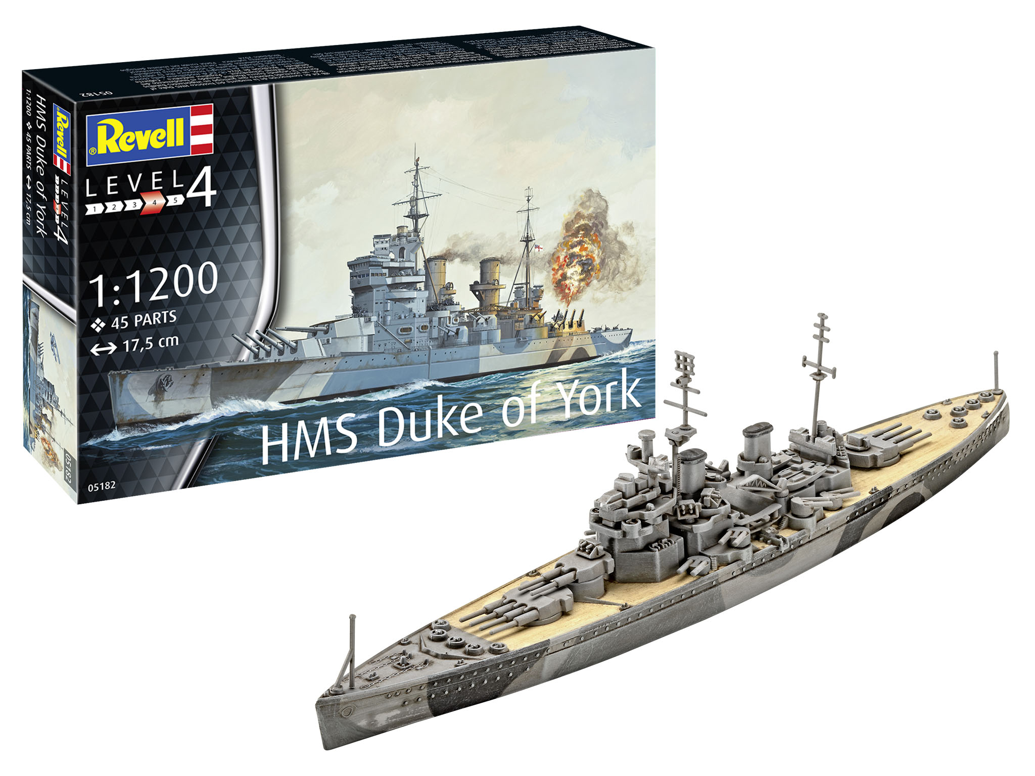 Revell 05182 Battleship HMS Duke of York 1:1200 NEU OVP