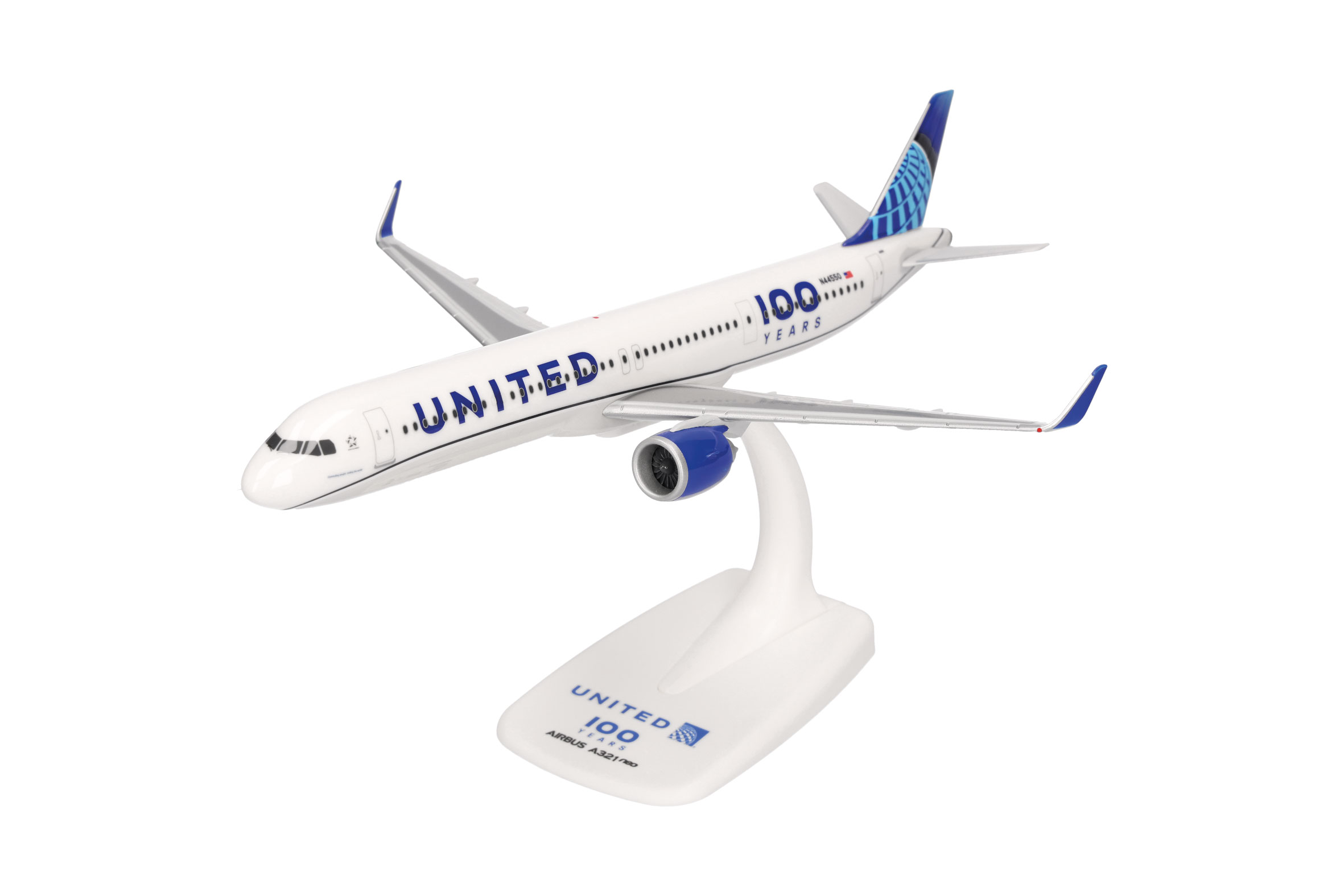 Herpa 615150 A321neo United 100 Years