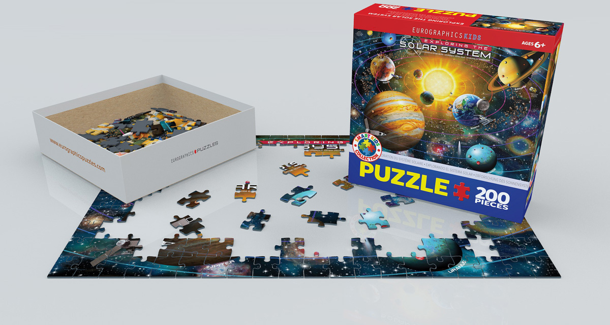 EUROGRAPHICS 6200-5486 Erkundung des Sonnensystems 200 Teile Puzzle