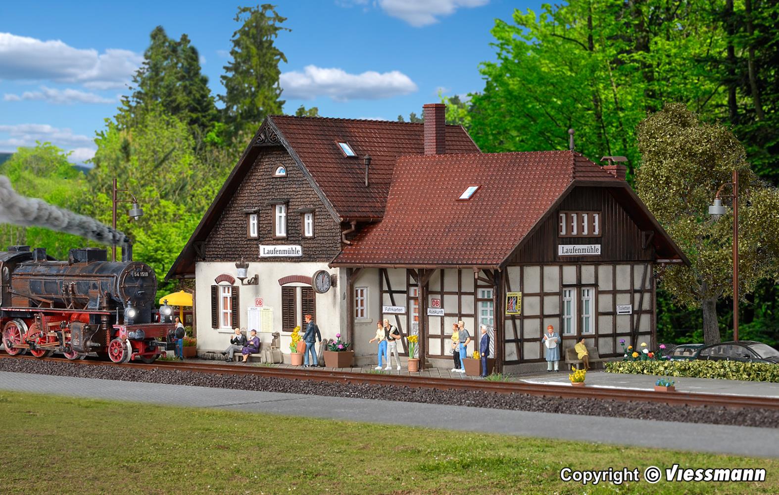 Vollmer 43518 Bahnhof Laufenmühle 1:87 Spur H0 Bausatz Neu OVP