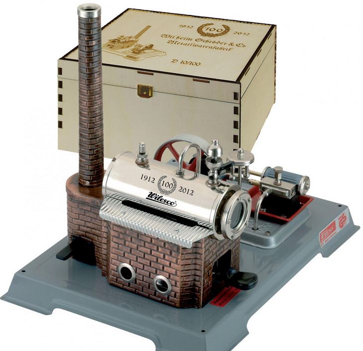 Wilesco 00010/100 Dampfmaschine D10/100 Neu OVP