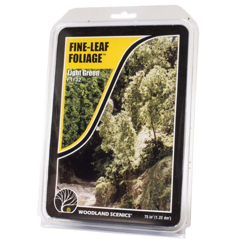 Woodland Scenics F1132 Light Green Fine Leaf Foliage - Neu - OVP