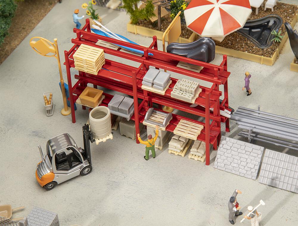 Faller 180351 Inneneinrichtungs-Set Baumarkt 1:87 Spur H0 Neu OVP