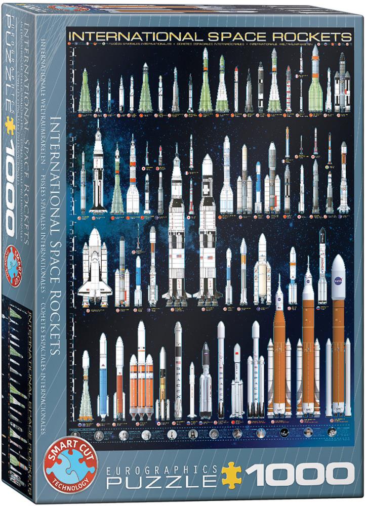 EUROGRAPHICS 6000-1015 Internationale Weltraumraketen 1000 Teile Puzzle