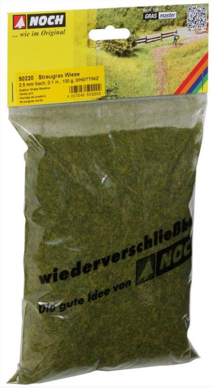 Noch 50220 Streugras “Wiese” - 2,5 mm, 100 g - Neu - OVP