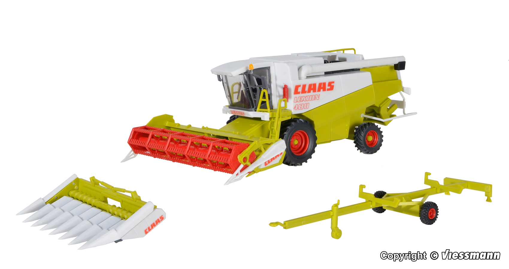 Kibri 12263 CLAAS Mähdrescher m. Schneid- und Maisgebiss 1:87