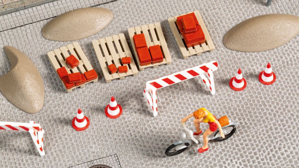 Auhagen 41694 Baustellen-Set 1:87/1:120 Spur H0/TT Bausatz NEU