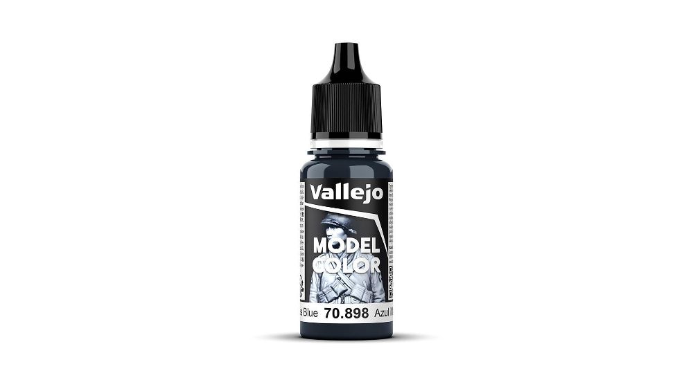 Vallejo 70898 Schwarzblau, matt, 18 ml Model Color NEU