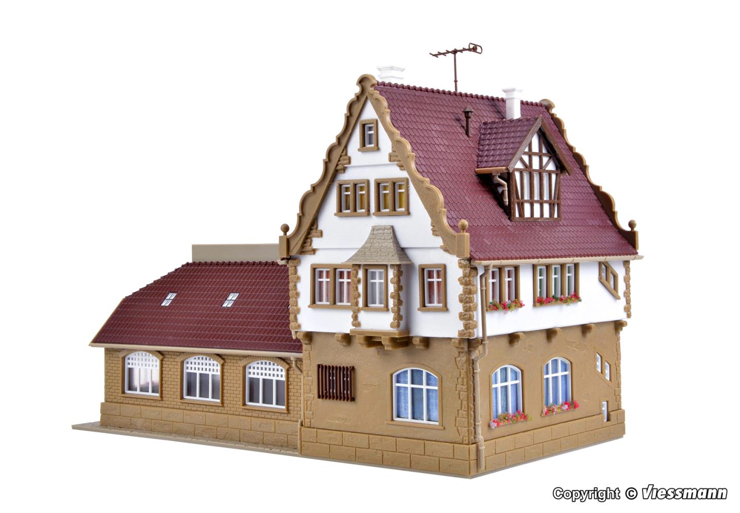 Vollmer 43697 Getränkehandlung mit Inneneinrichtung 1:87 Spur H0