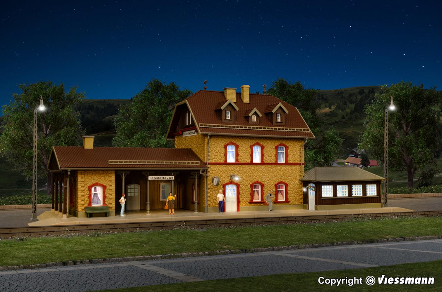 Vollmer 43520 Bahnhof Benediktbeuern 1:87 Spur H0 Bausatz Neu