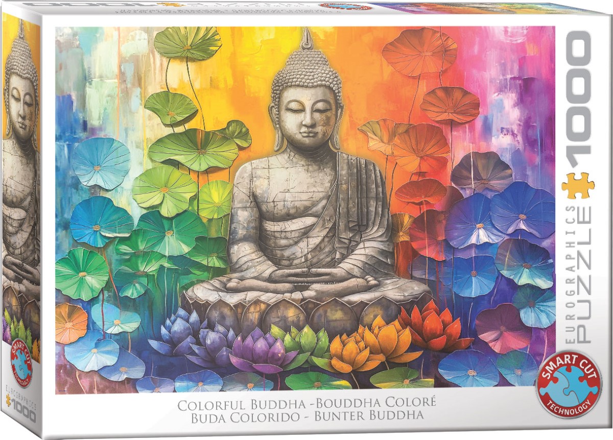 EUROGRAPHICS 6000-5925 Bunter Buddha 1000 Teile Puzzle NEU OVP