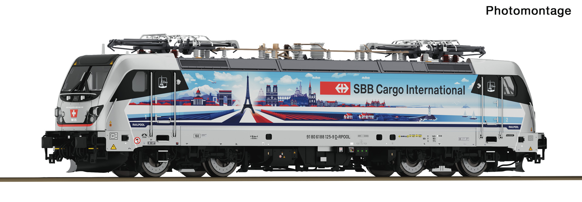 Fleischmann 7570116 Elektrolokomotive 188 125-9, RAILPOOL/SBB CI