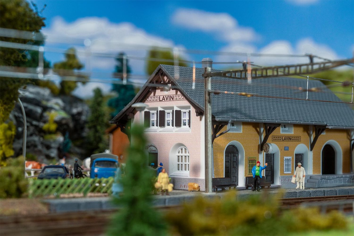 Faller 212128 Bahnhof Lavin 1:160 Spur N Bausatz Neu OVP