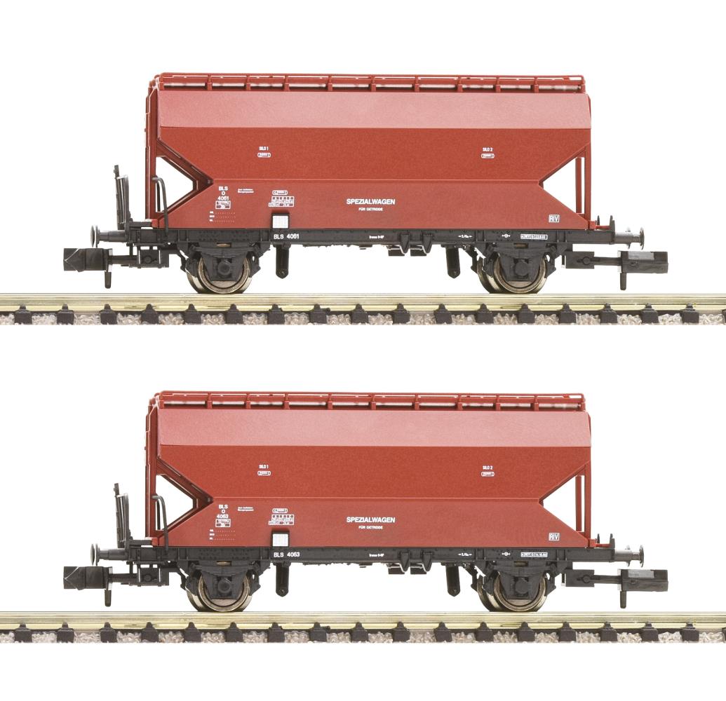 Fleischmann 830310 2-tlg. Set: Getreidesilowagen BLS 1:160 Spur N DC Neu