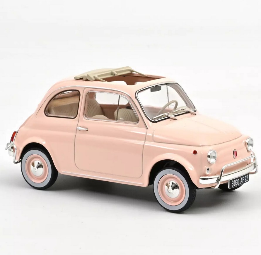 Norev 187774 Fiat 500 L 1968 Rosa Geburtsgeschenk 1:18 NEU OVP