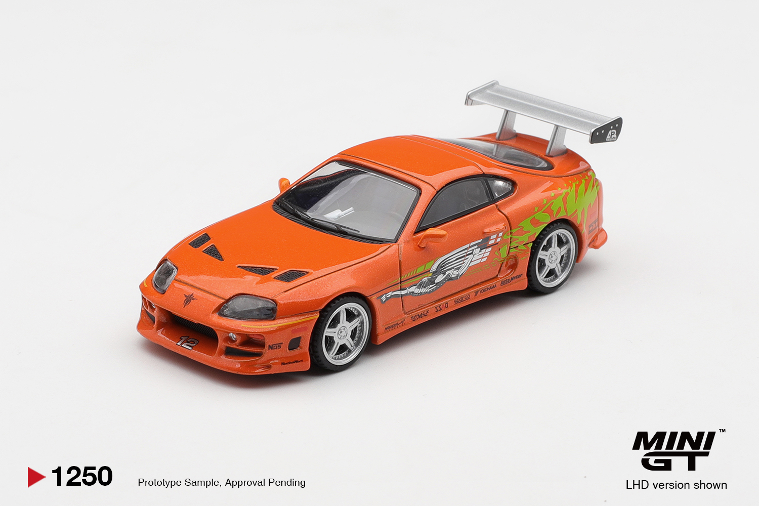 Mini GT 1250 1:64 TOYOTA SUPRA MK4 (A80) ROMEX BRIAN O'CONNER