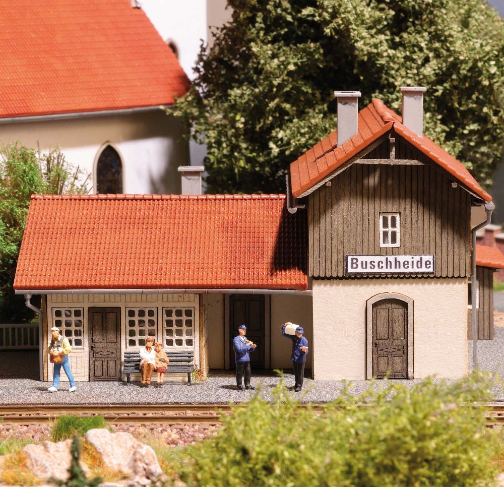Busch 8828 Bahnhof "Buschheide" 1:120 Spur TT Bausatz NEU OVP