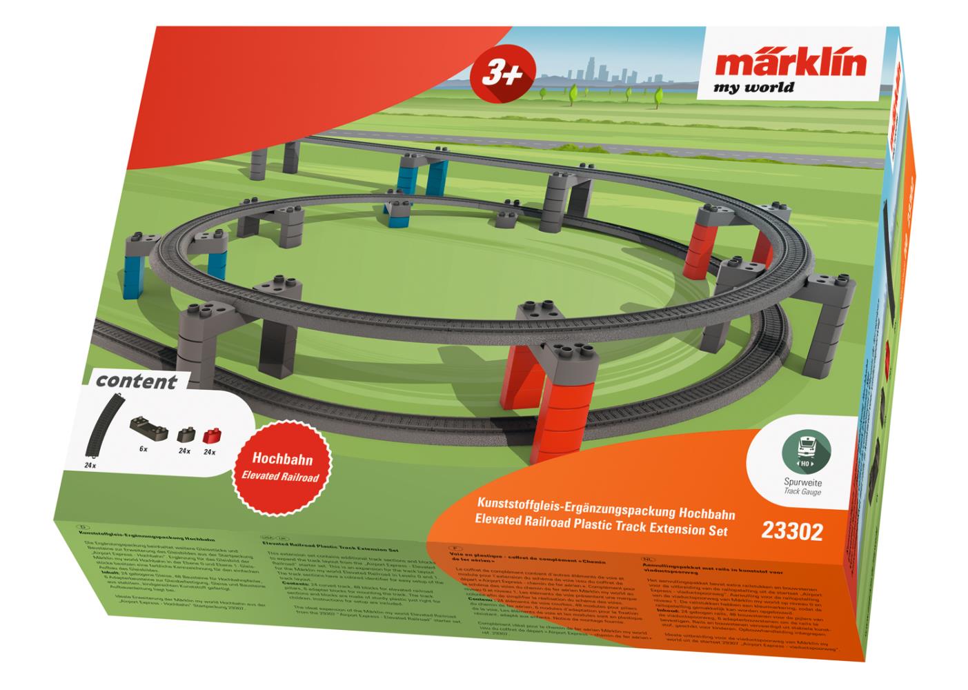 Märklin 23302 my world Kunststoffgleis-Ergänzungspackung Spur H0