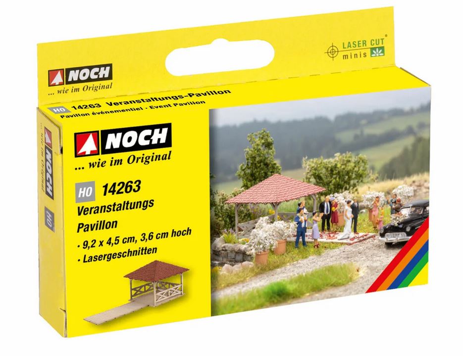 Noch 14263 Veranstaltungs-Pavillon 1:87 Spur H0 Laser-cut minis