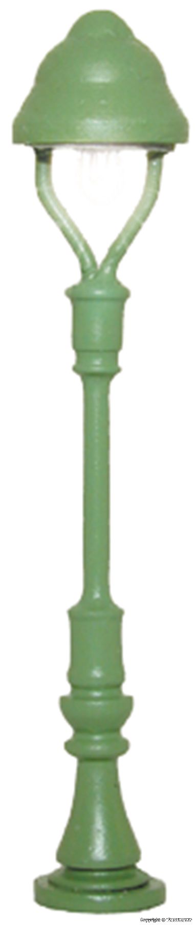Viessmann 6411 Einheits-Gaslaterne grün LED warmweiß 1:160 Spur N