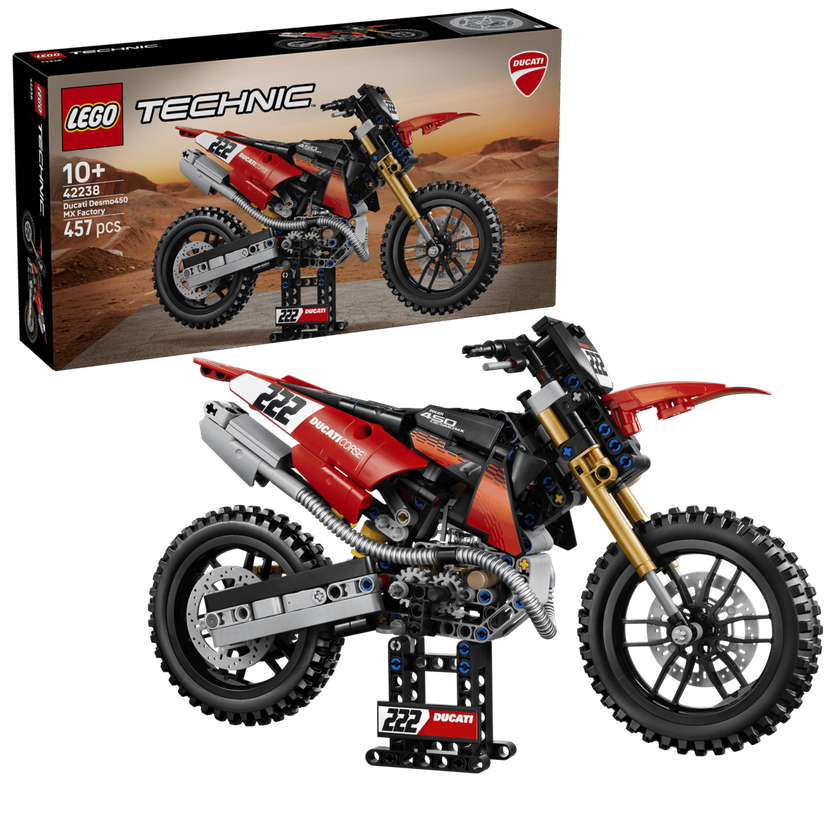 LEGO 42238 Technic - Ducati Desmo450 MX Factory Motorrad NEU