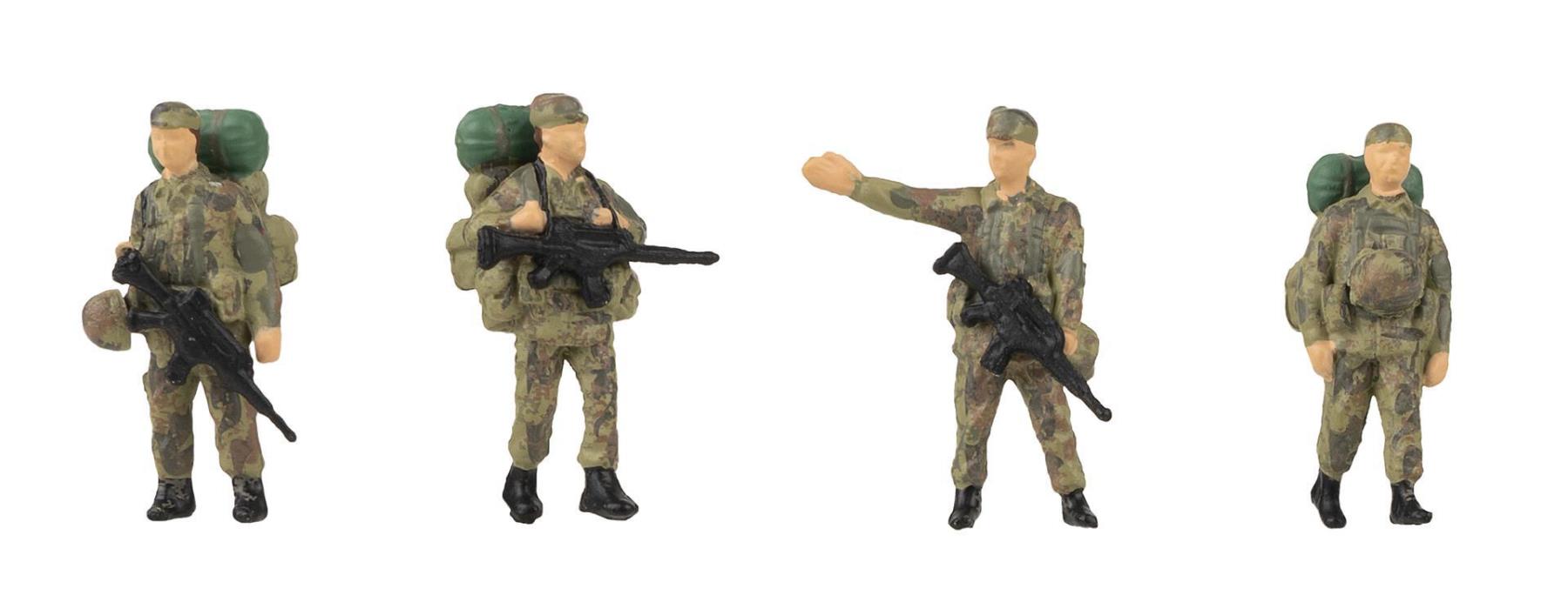 Faller 151753 Soldaten mit Gepäck 1:87 H0