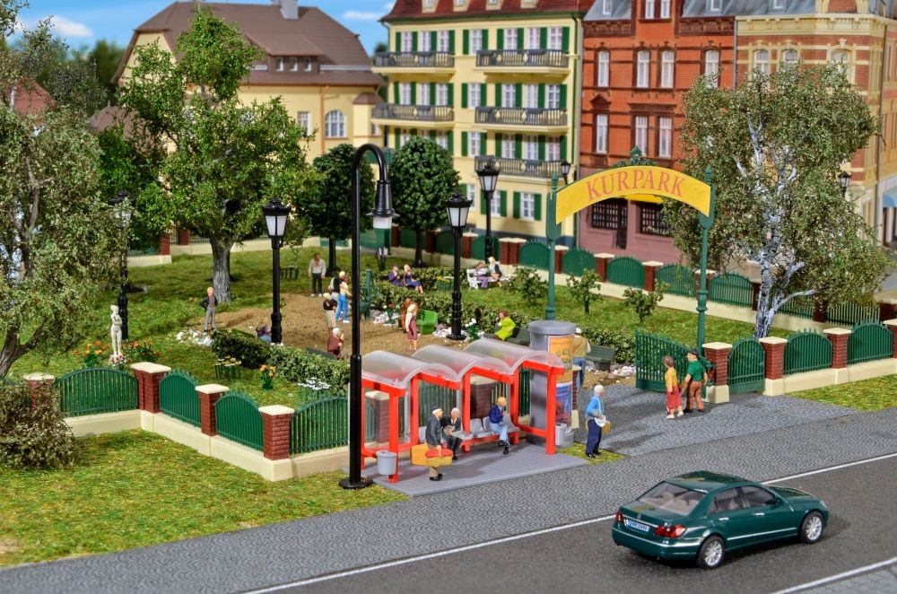 Kibri 38601 H0 Deko-Set Zaun für englischen Garten