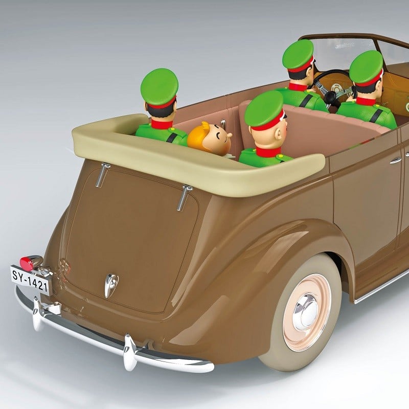 Tim & Struppi TINTIN 29950 Ford convertible 1937 1:24 Standmodell Neu OVP