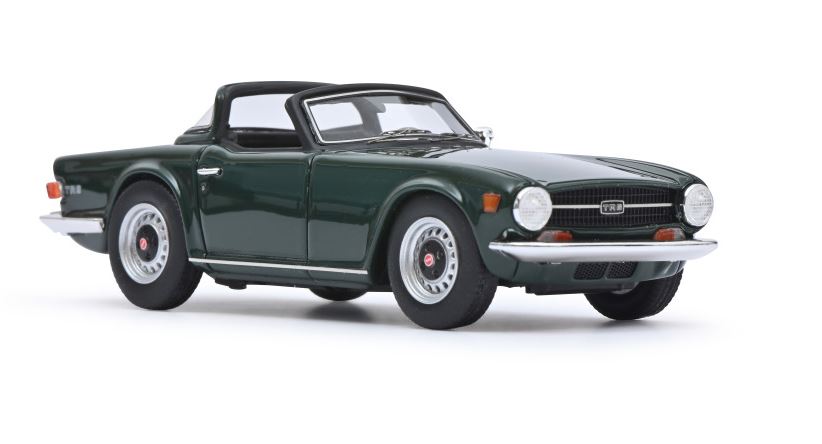 Schuco 450913000 Triumph TR6 grün 1:43 PRO.R43 Standmodell Neu OVP