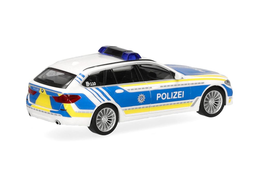 Herpa 098878 BMW 5er Touring (G31) "Polizei Bayern" 1:87 Spur H0