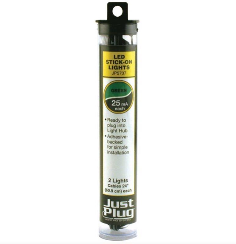 Woodland Scenics JP5737 Green Stick-on LED Lights - Neu - OVP