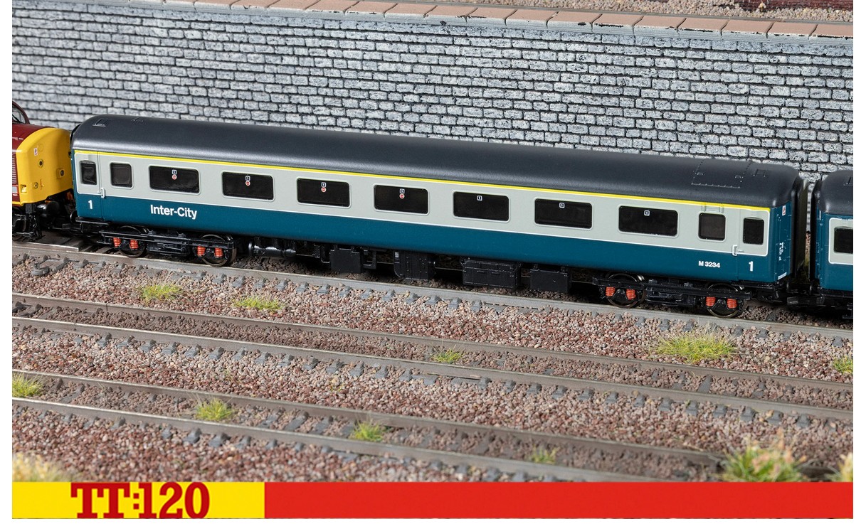 Hornby TT4012 BR Intercity Mk2E First Open 3234 Era 8 1:120 Spur TT