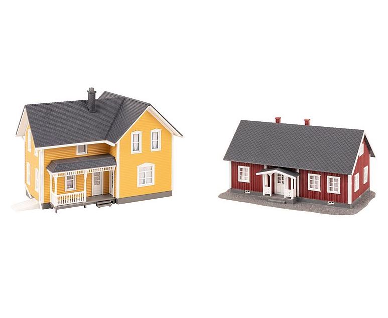 Faller 130604 2 Schwedenhäuser 1:87 Spur H0 Bausatz Neu OVP